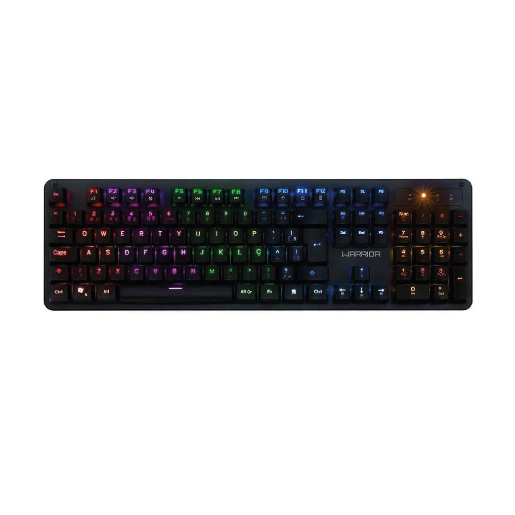 Teclado Gamer Mecânico Warrior – TC248